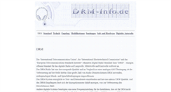 Desktop Screenshot of drm-info.de